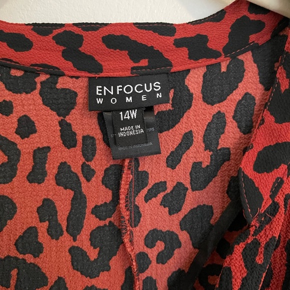 Printed dress. Size L - Picture 2 of 3